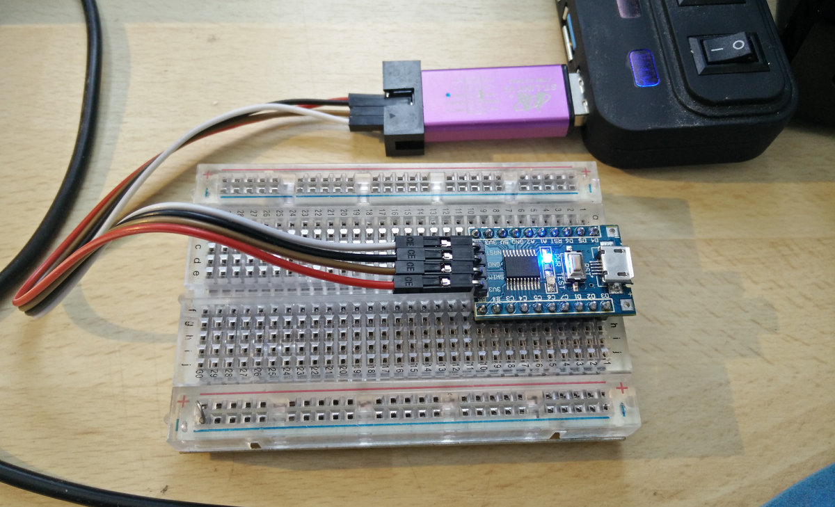 flashing stm8