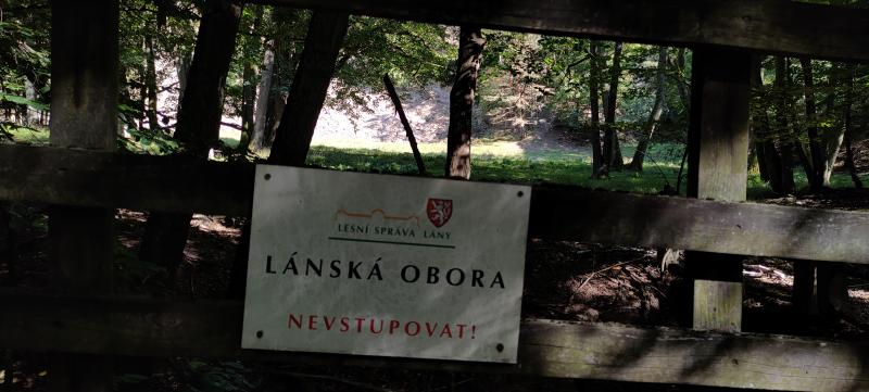 Lánská obora, nevstupovat